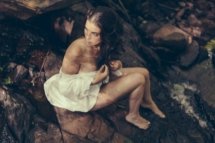 Shannon Berkeley semi nude in forest